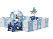 Прокат манежа UNIX Kids Supreme Space 200x200 Blue с качелями