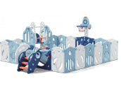 Прокат манежа UNIX Kids Supreme Space 200x240 Blue с качелями
