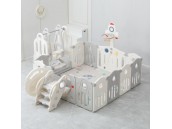 Прокат манежа UNIX Kids Supreme Space 200x240 Grey с качелями