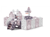 Прокат манежа UNIX Kids Supreme Space 160x160 Rose с качелями