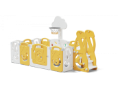 Прокат манежа UNIX Kids SUPREME Music 160x160 Yellow