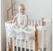 Органайзер для хранения подвесной UNIX Kids White с тремя отделениями универсальный на прокат
