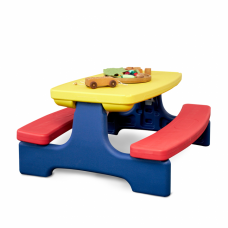 Прокат стола садового с лавочками UNIX Kids Garden Yellow