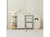 Прокат стеллажа UNIX Kids Whale (5 ящиков) White