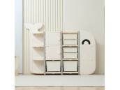 Прокат стеллажа UNIX Kids Whale (8 ящиков) White