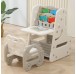 Стол-трансформер детский 3 в 1 UNIX Kids Grey со стульчиком на прокат